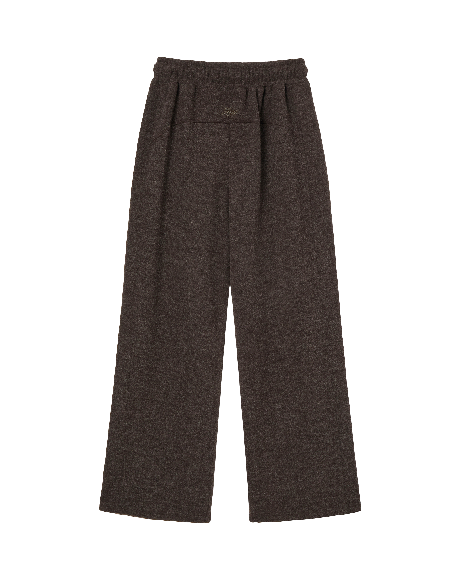 BOUCLE FLEECE PANTS BROWN