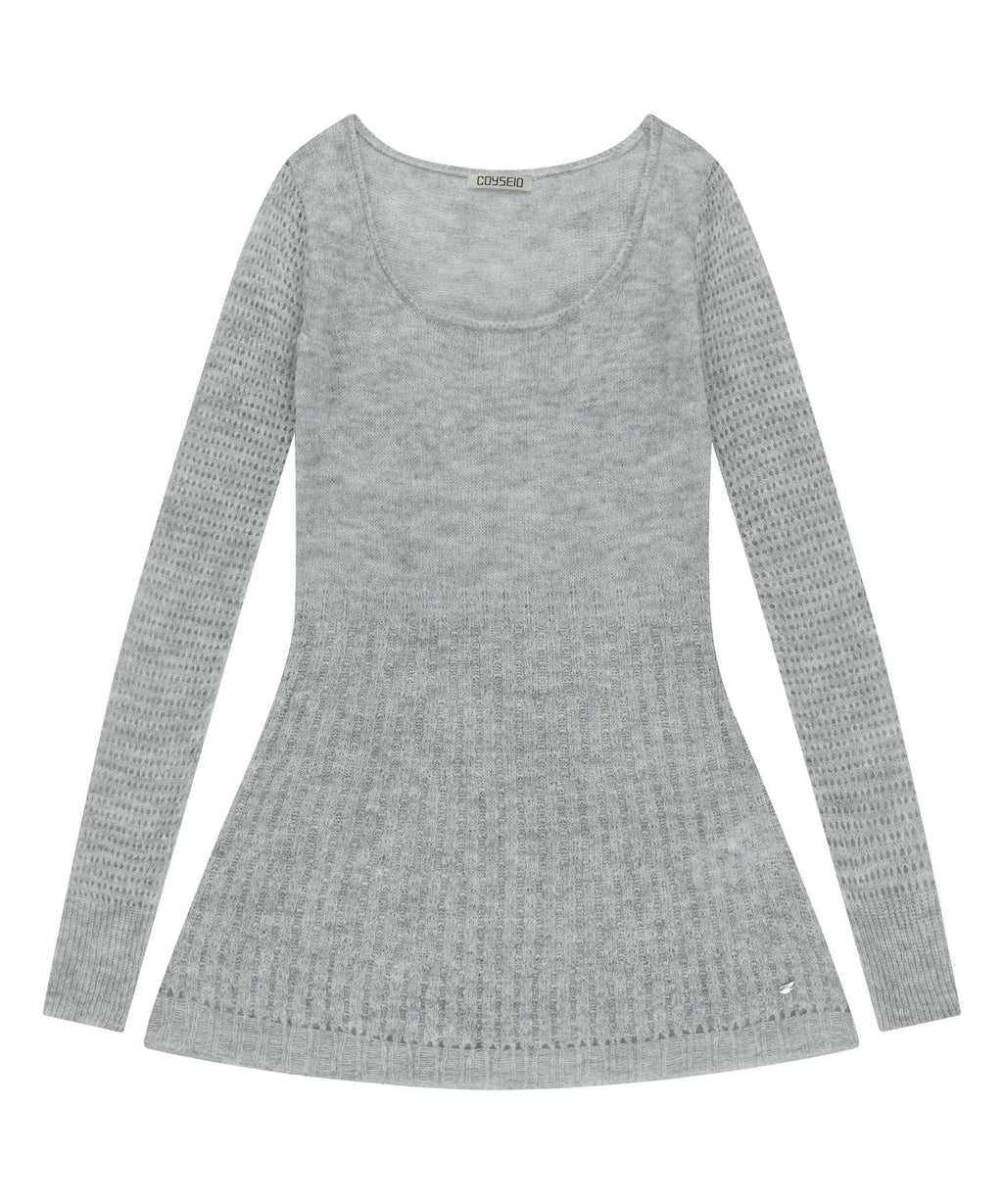 SOFT BELL KNIT LIGHT GREY