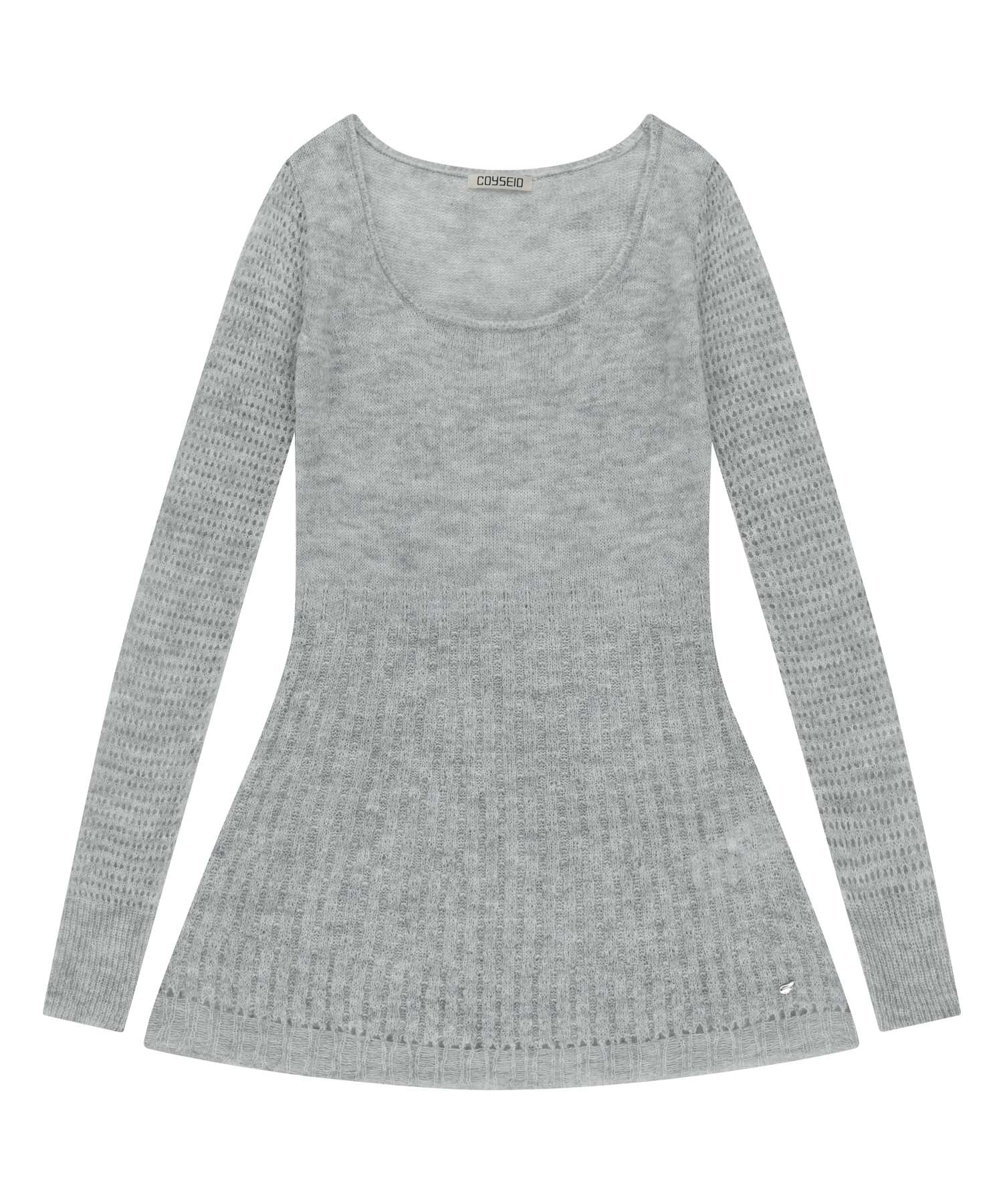 SOFT BELL KNIT LIGHT GREY