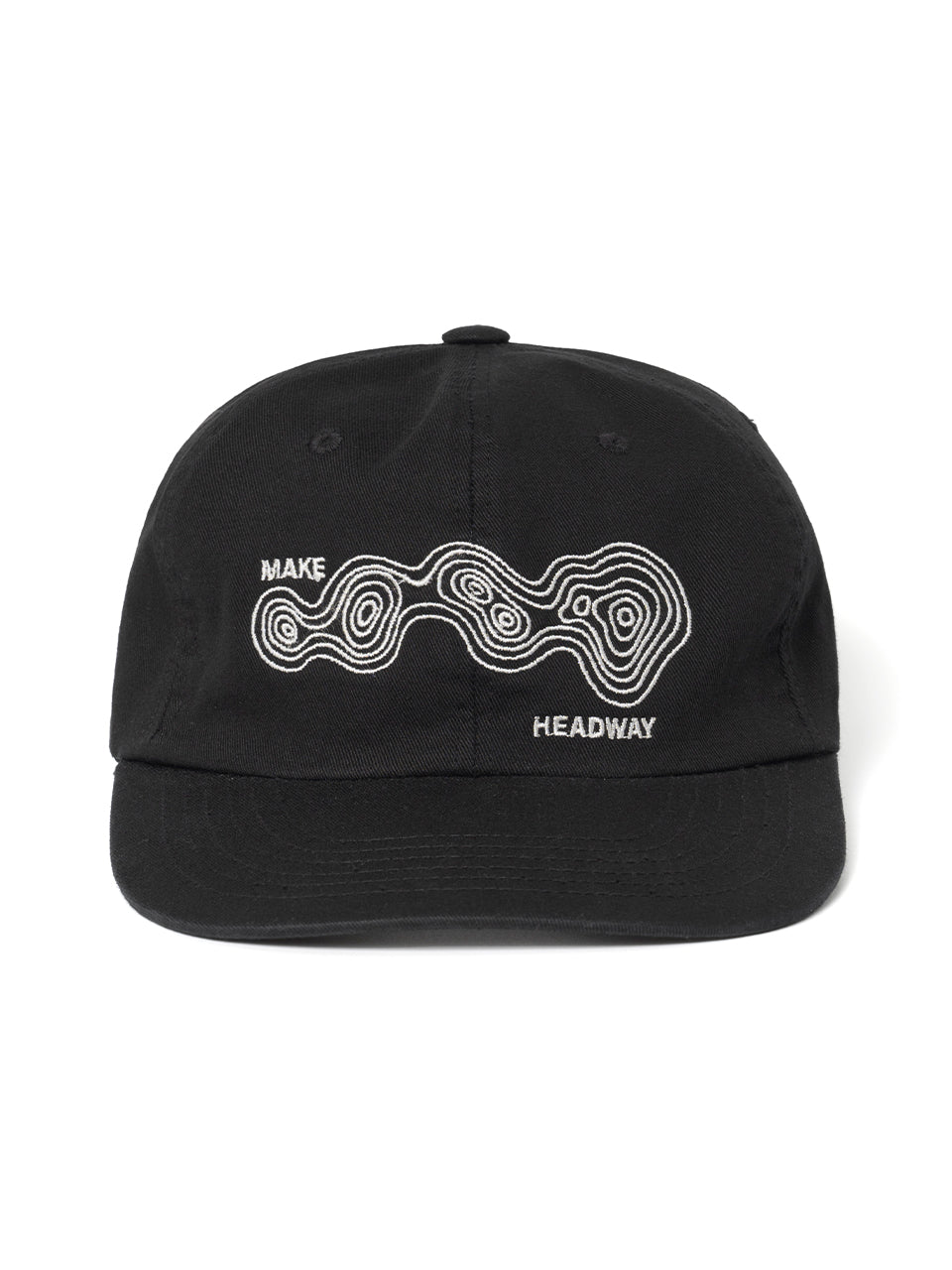 Isoline Flat Cap Black