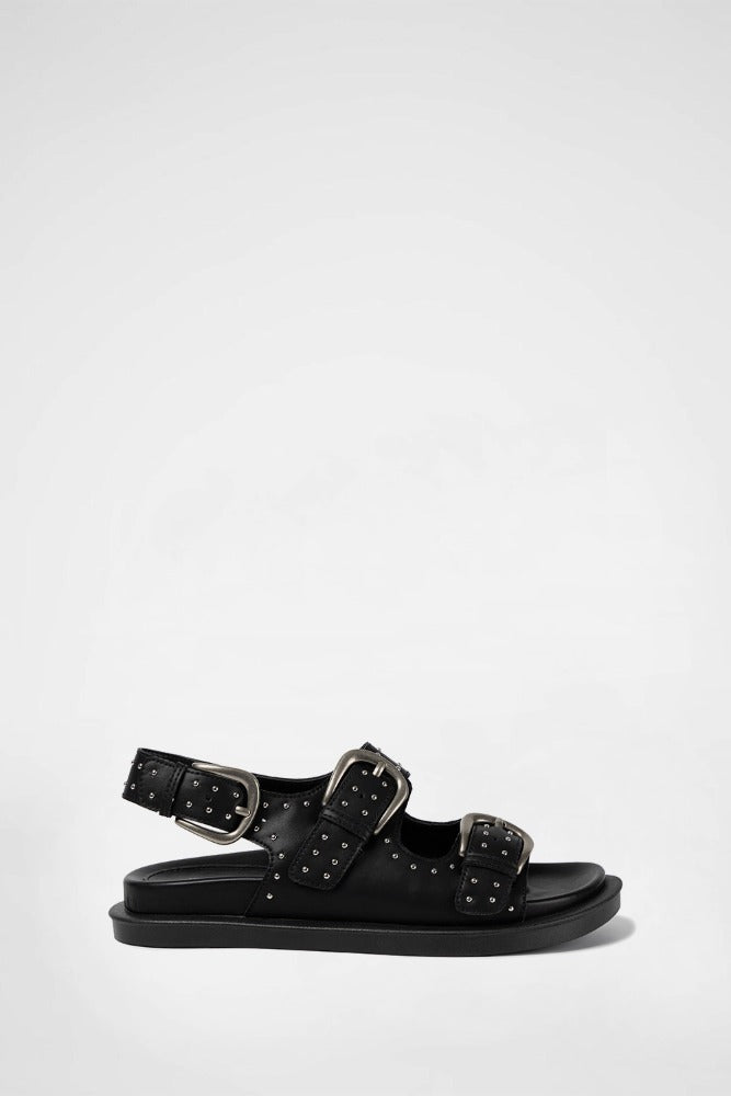 TRINITY BUCKLE SANDALS / BLACK
