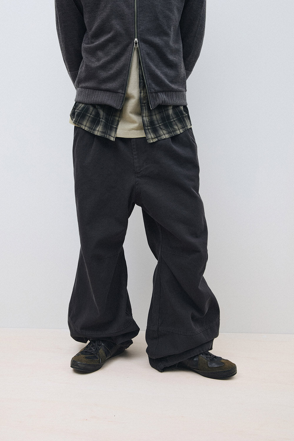 Volume Pants Oxford Washed Charcoal