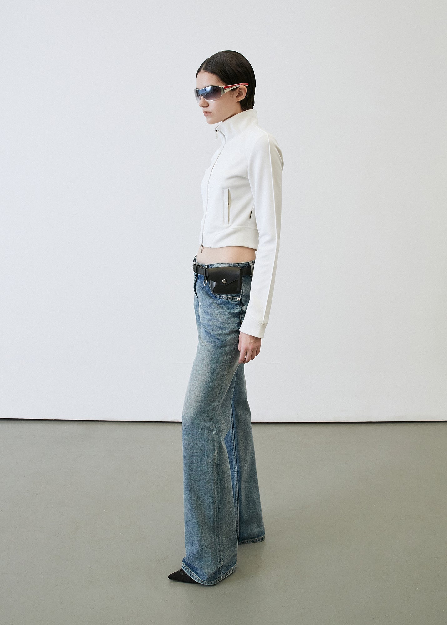 SLIM BOOTS CUT DENIM PANTS / 2 Color