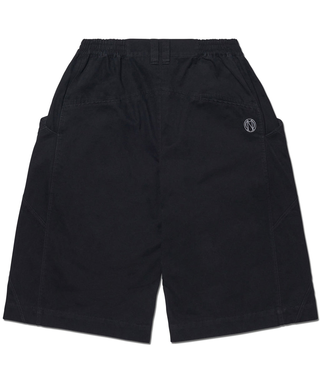 DIAGONAL POCKET BERMUDA PANTS / 2 COLOR