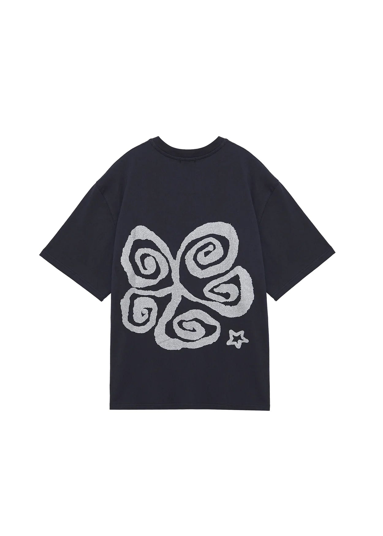 Spiral T shirt Navy