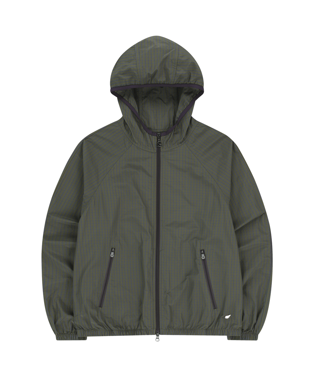 CHECK WINDBREAKER MUD KHAKI