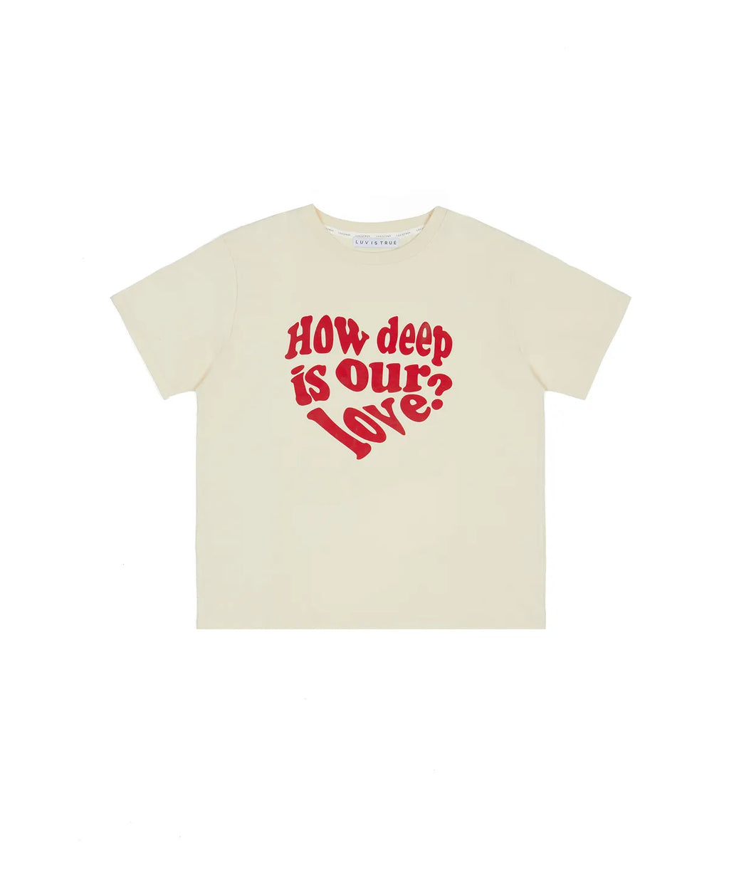 In LOVE Tee / Cream