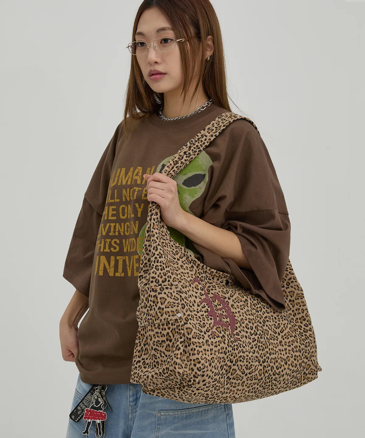 Double Sided Hoho Bag - leopard