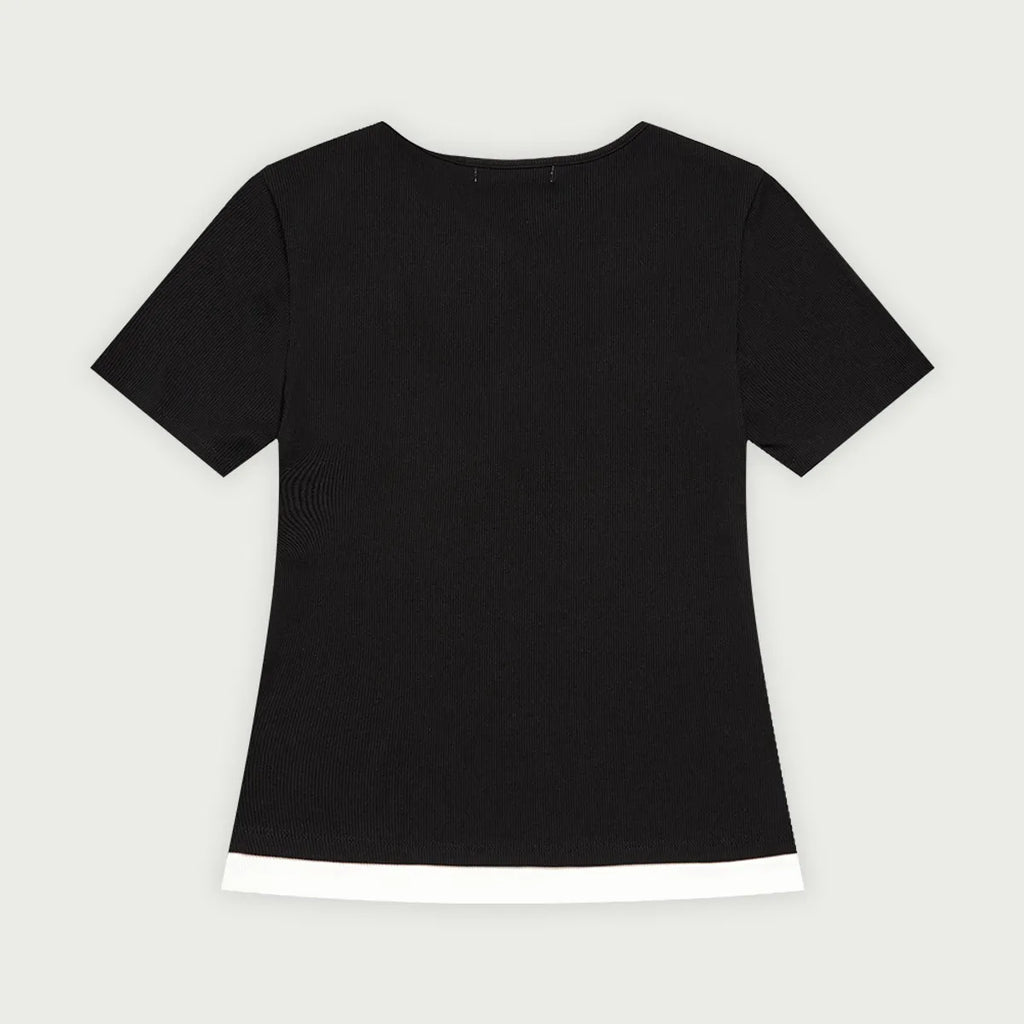 Women's Weil Layered Tee / Black
