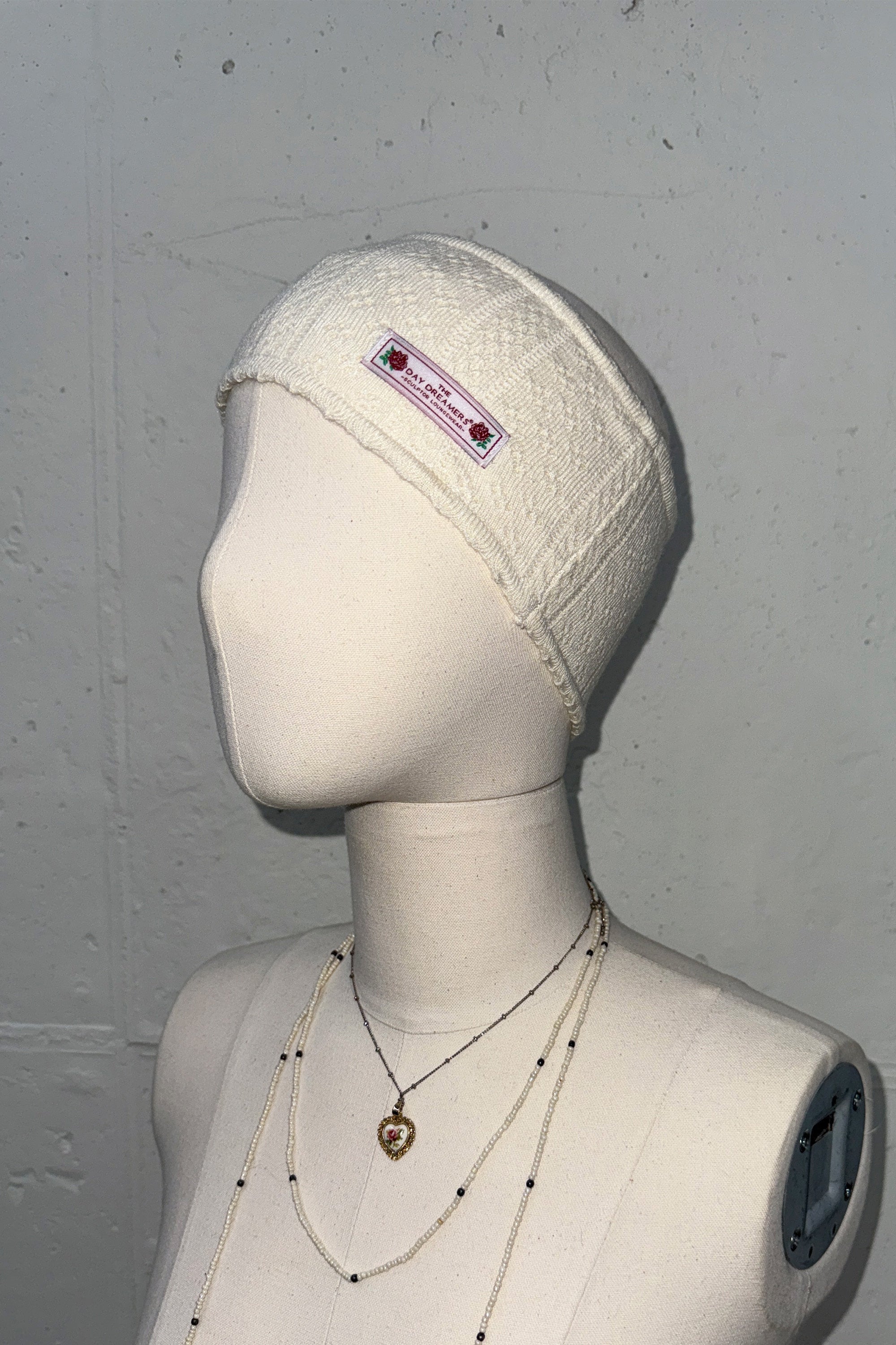 Eyelet Knit Hairband Ivory