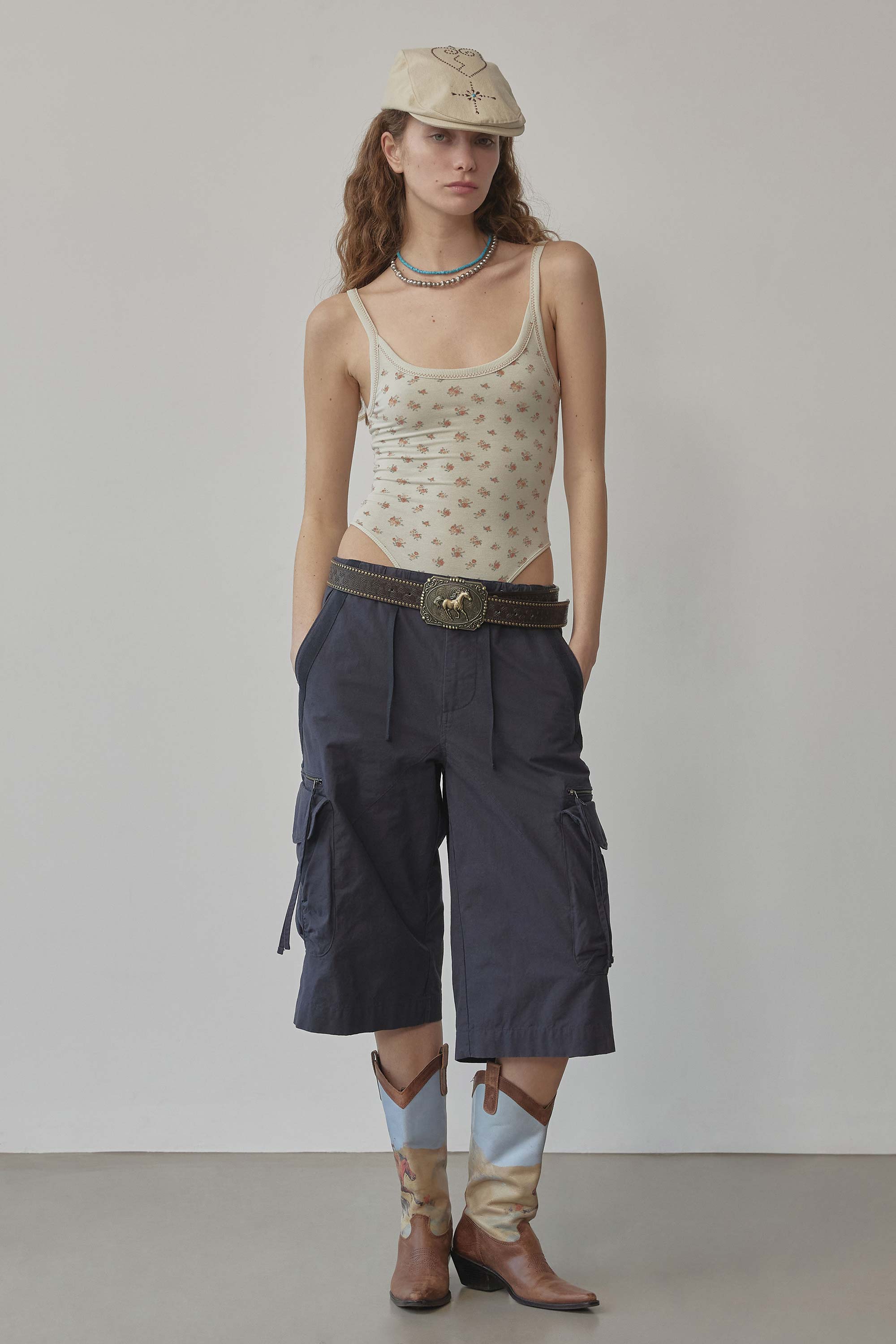 Bermuda Utility Pants Navy