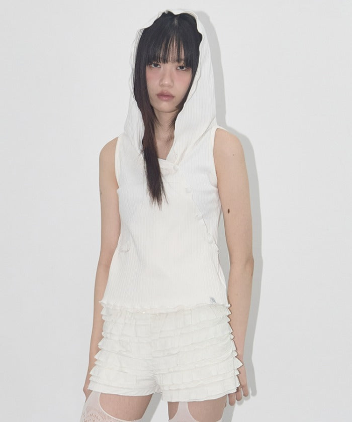 BIRD COWL SLEEVELESS (IVORY)