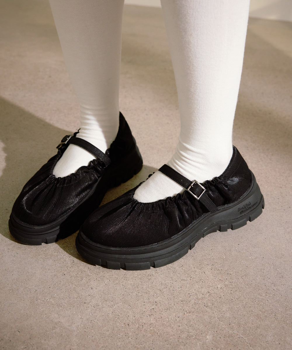 FLATFORM SCRUNCH MARYJANE / 6 Color