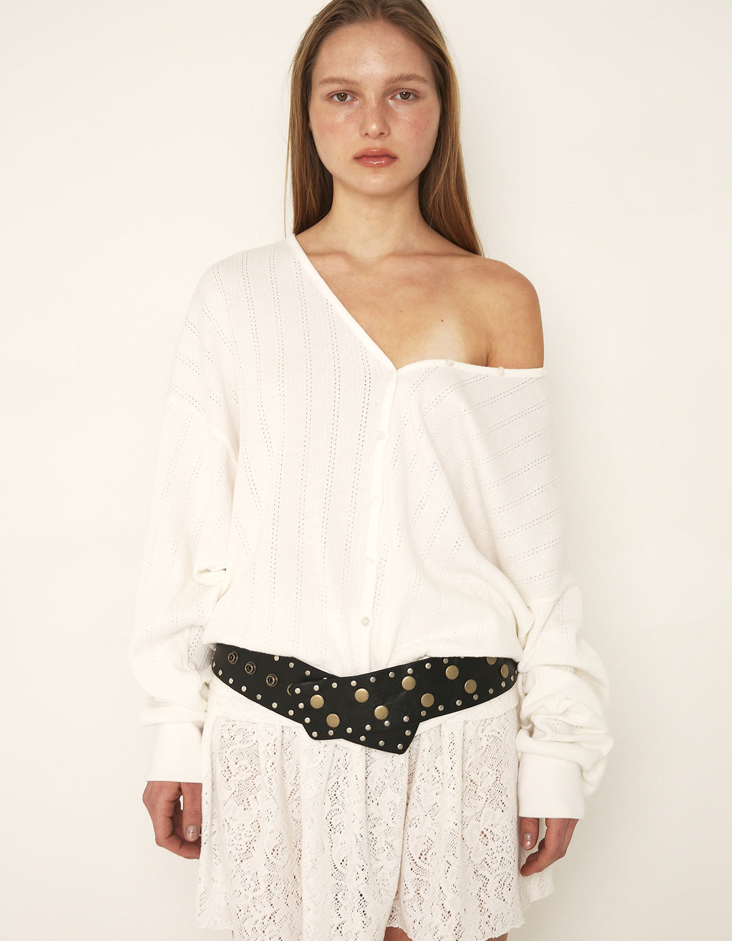 MULTI STUDDED BELT / 3 COLOR