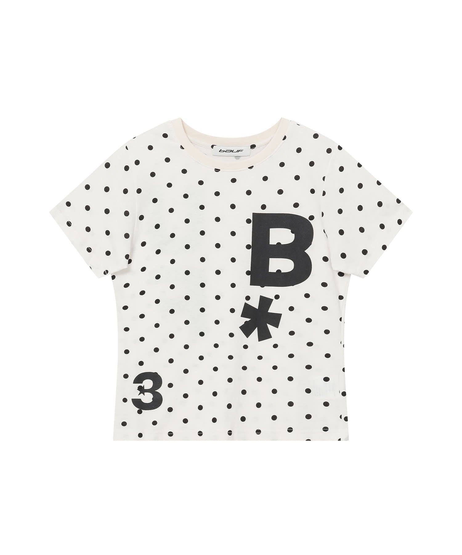 Blogo Slim Fit T-shirt Dot Ivory