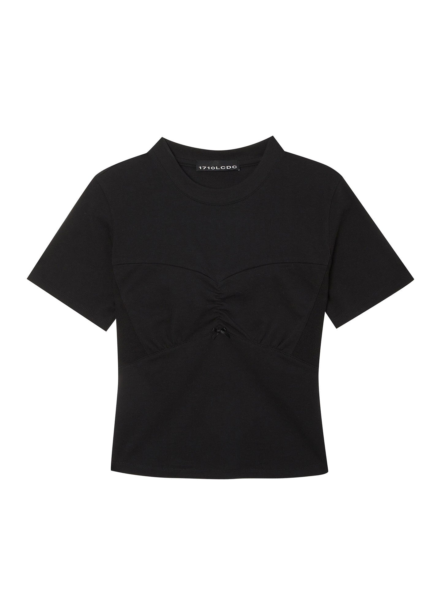 BUSTIER DETAIL T-SHIRTS / 2 Color