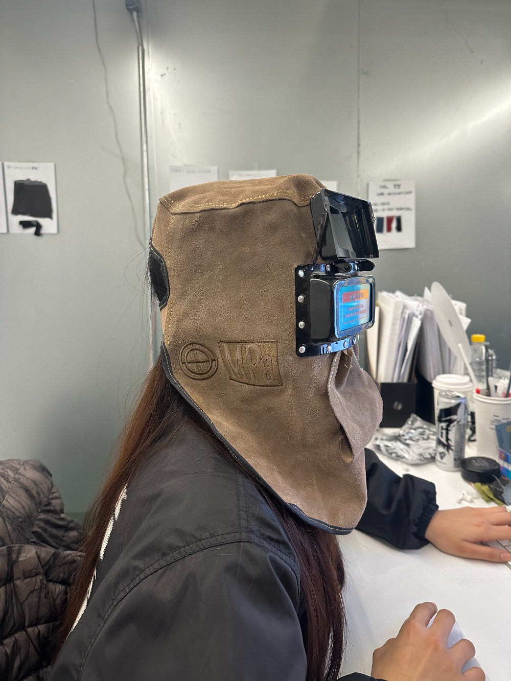 MPa Welding helmet (BROWN)