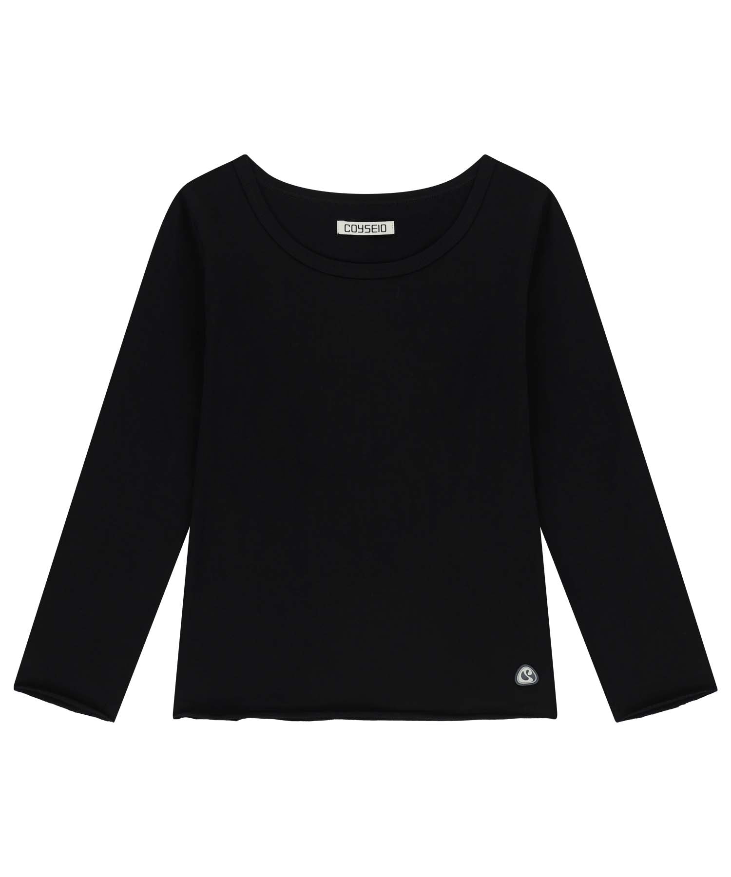 BACK CIRCLE CAPRI SLEEVES BLACK