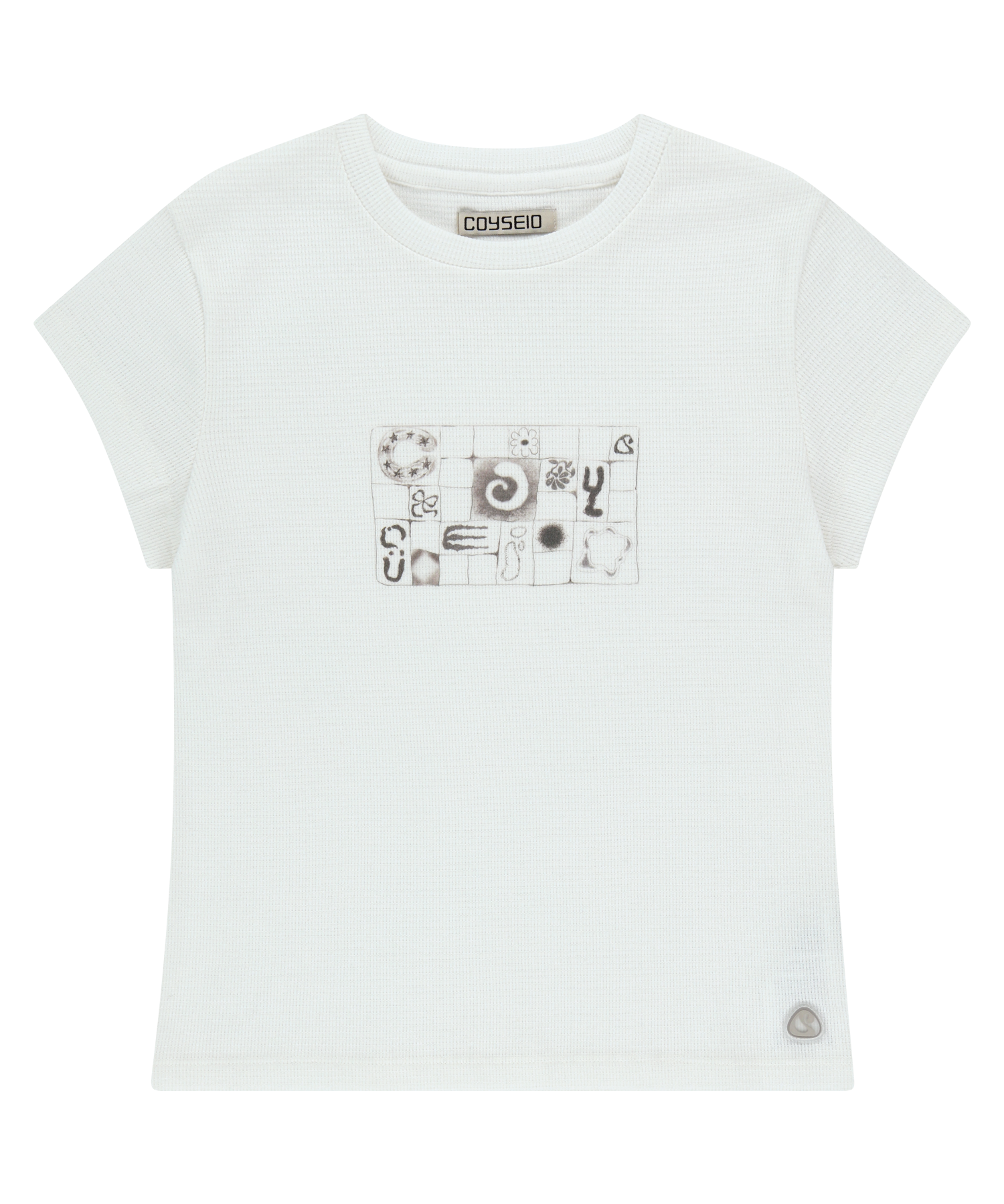 COY WAFFLE T-SHIRT IVORY