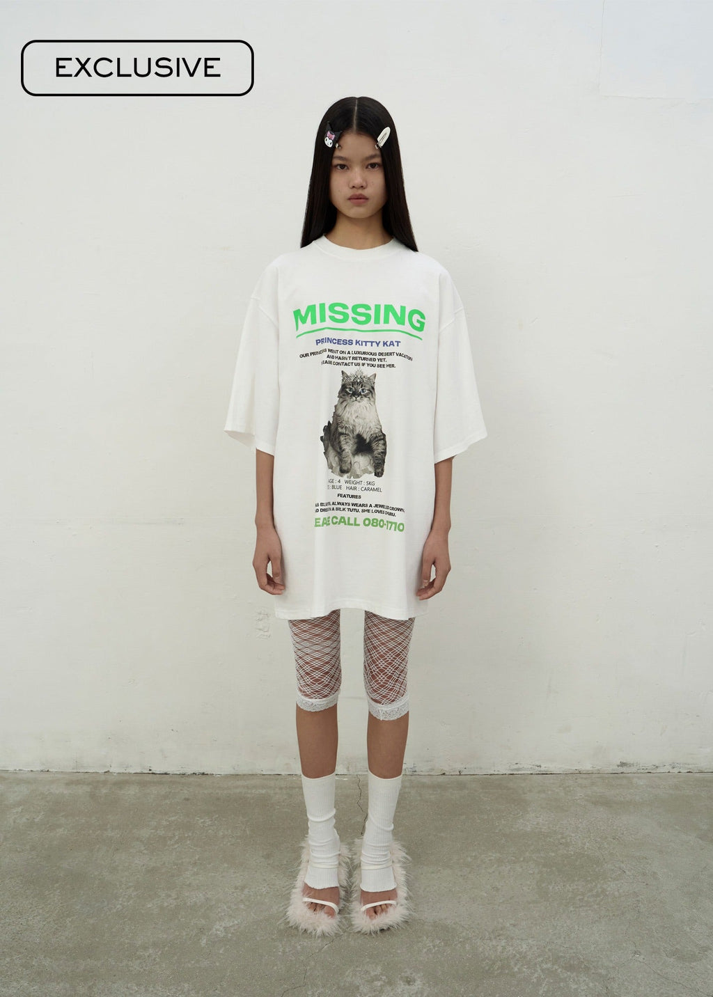 EXCLUSIVE KAT PRINT MINI DRESS (WHITE)