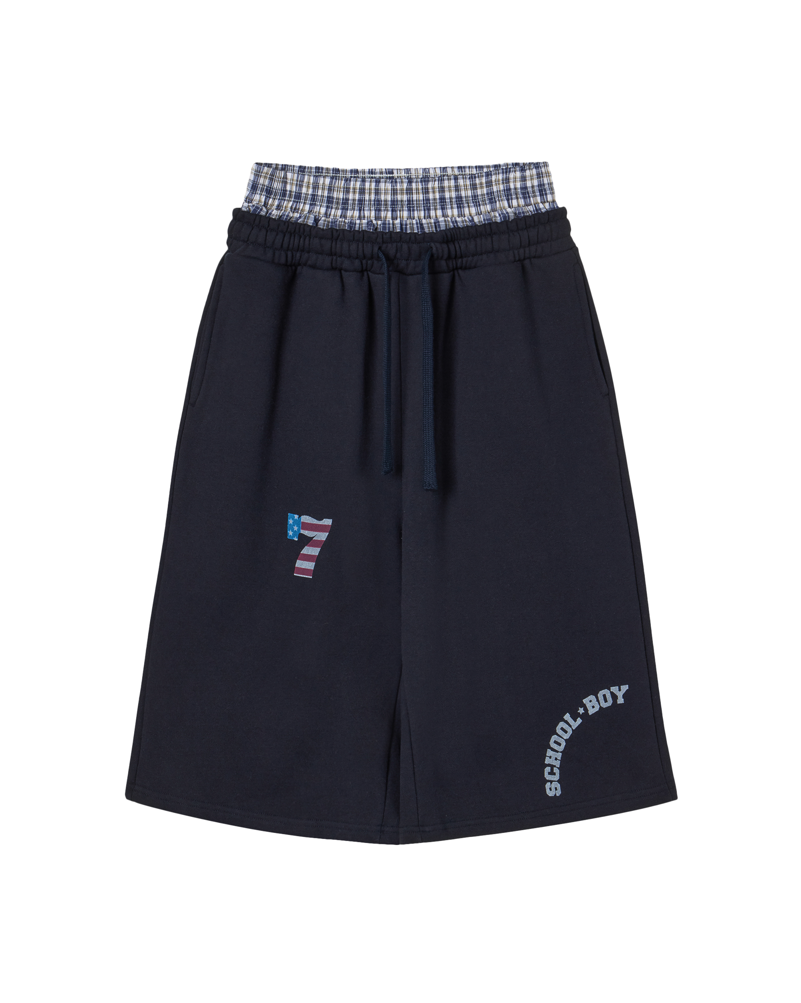5/26 예약발송 TRUNK LAYERED SWEATSHORTS NAVY