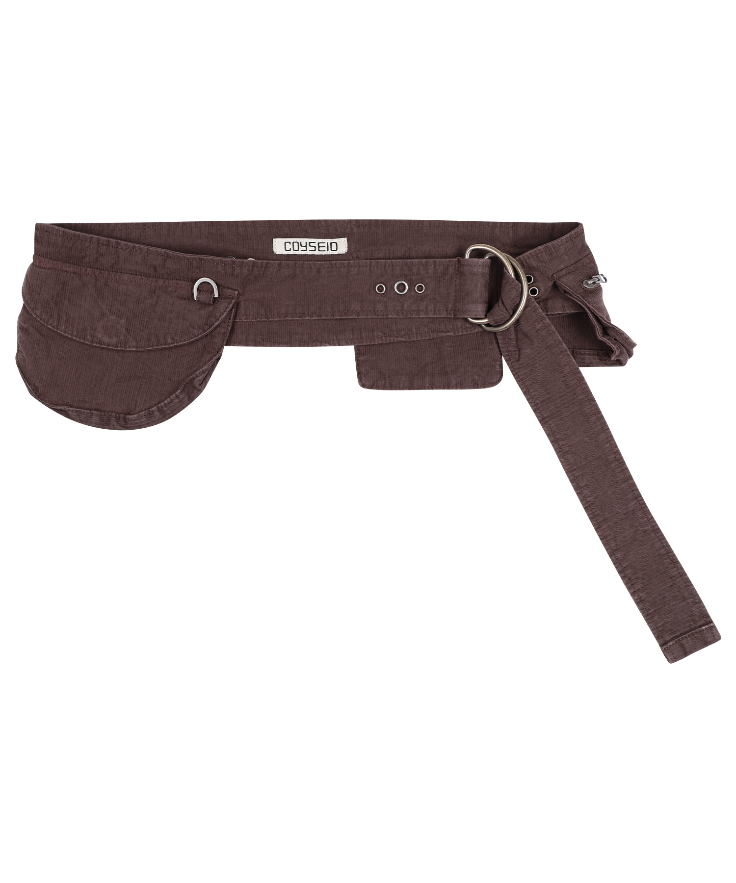 WASHED COTTON BELT BAG WINE