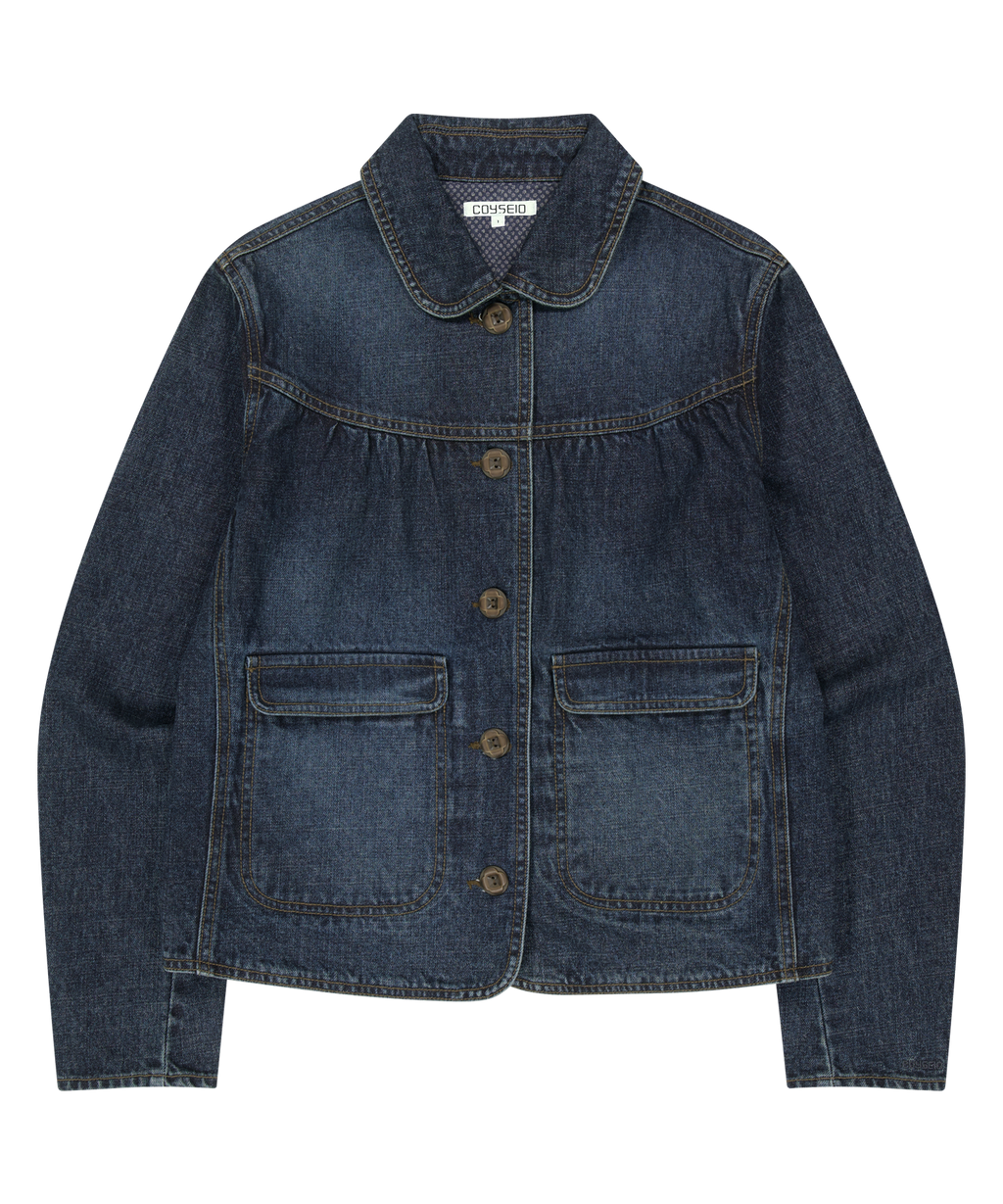 DEEP DENIM JACKET NAVY