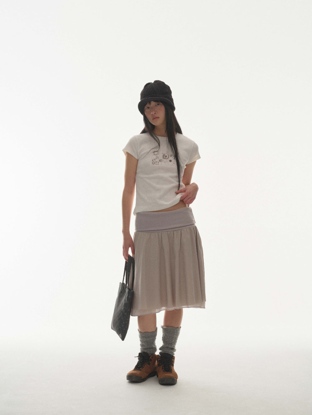 COY WAFFLE T-SHIRT IVORY