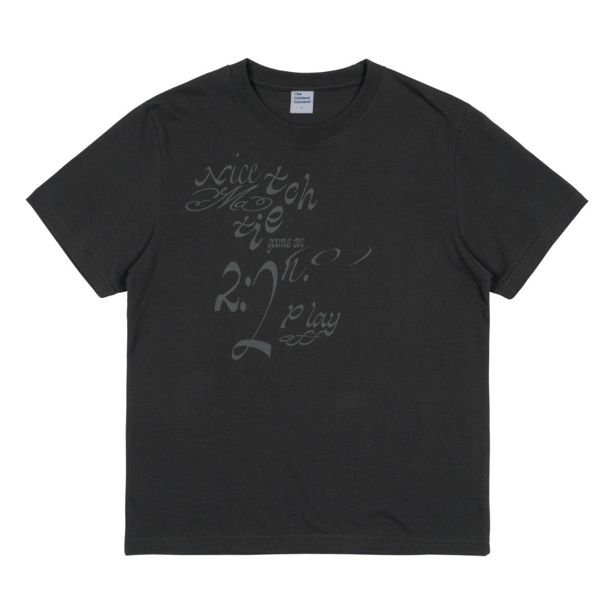 TCM tie T (charcoal)