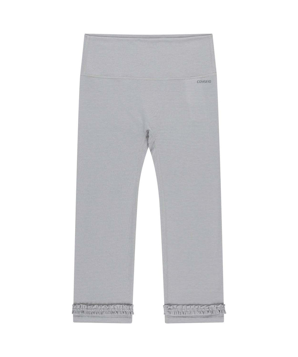 STRIPE ROUGH LEGGINGS LIGHT GREY