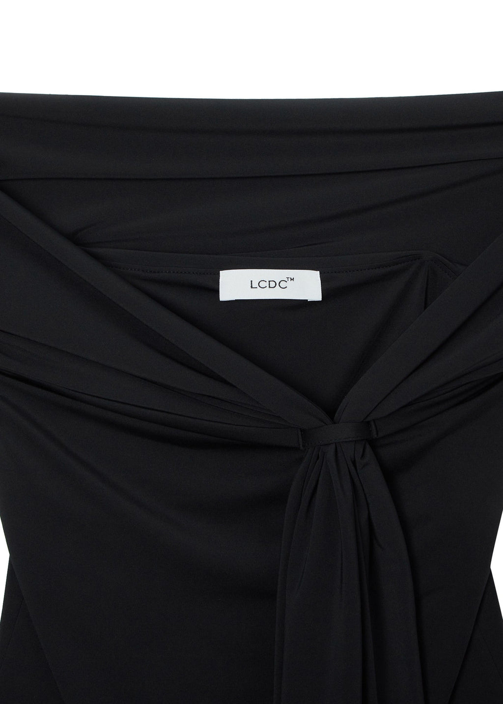 KNOT-DETAIL JERSEY TOP