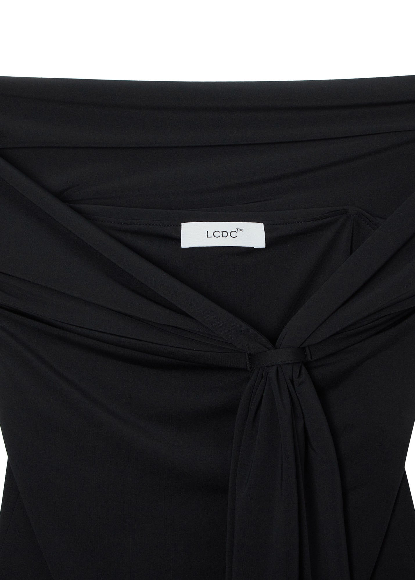 KNOT-DETAIL JERSEY TOP