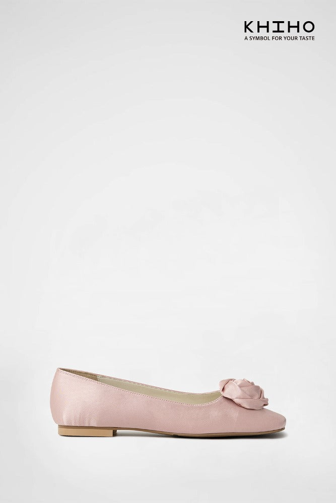 FLOWER SQUARE FLAT / PINK