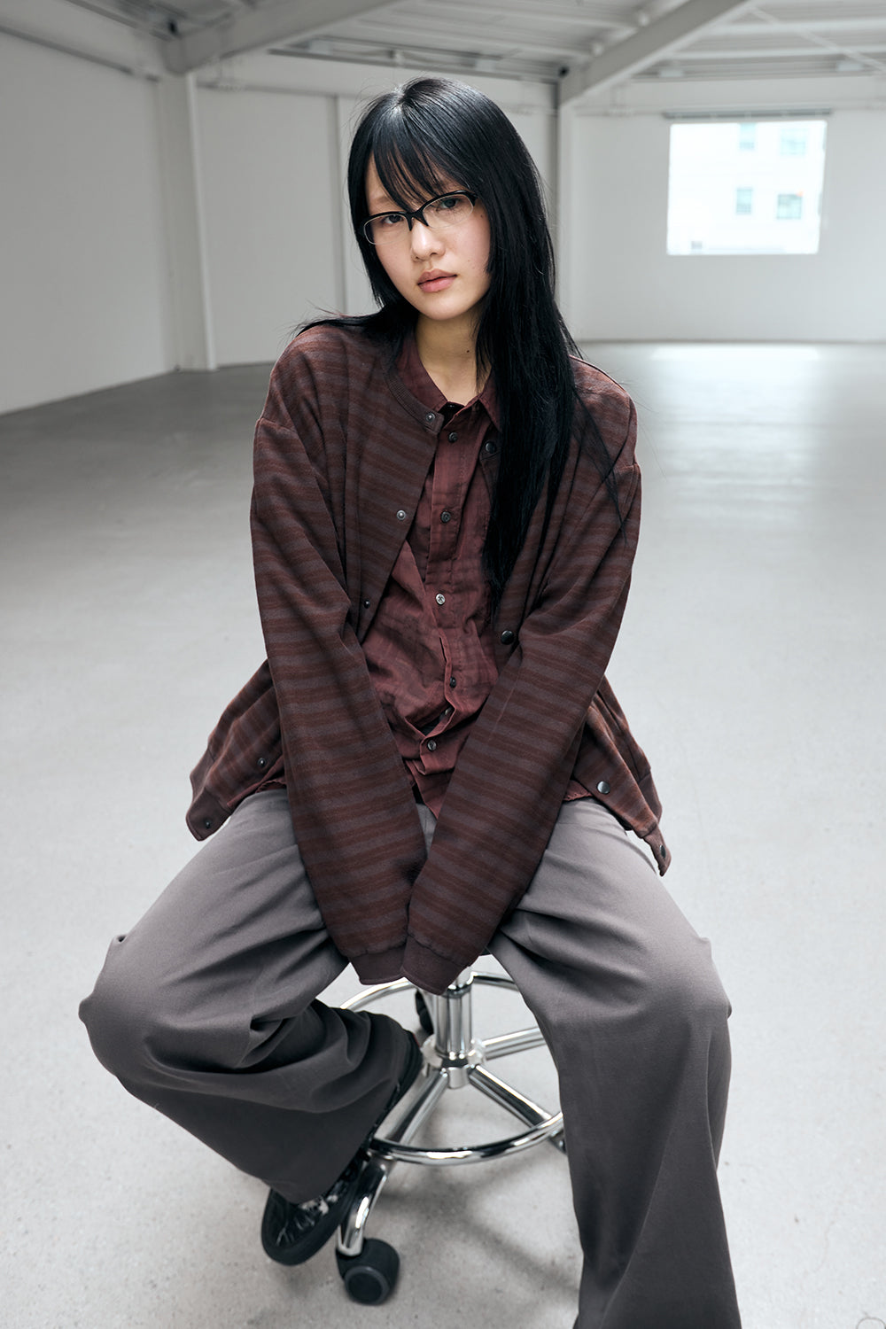 Stripe Cardigan / 3 COLOR