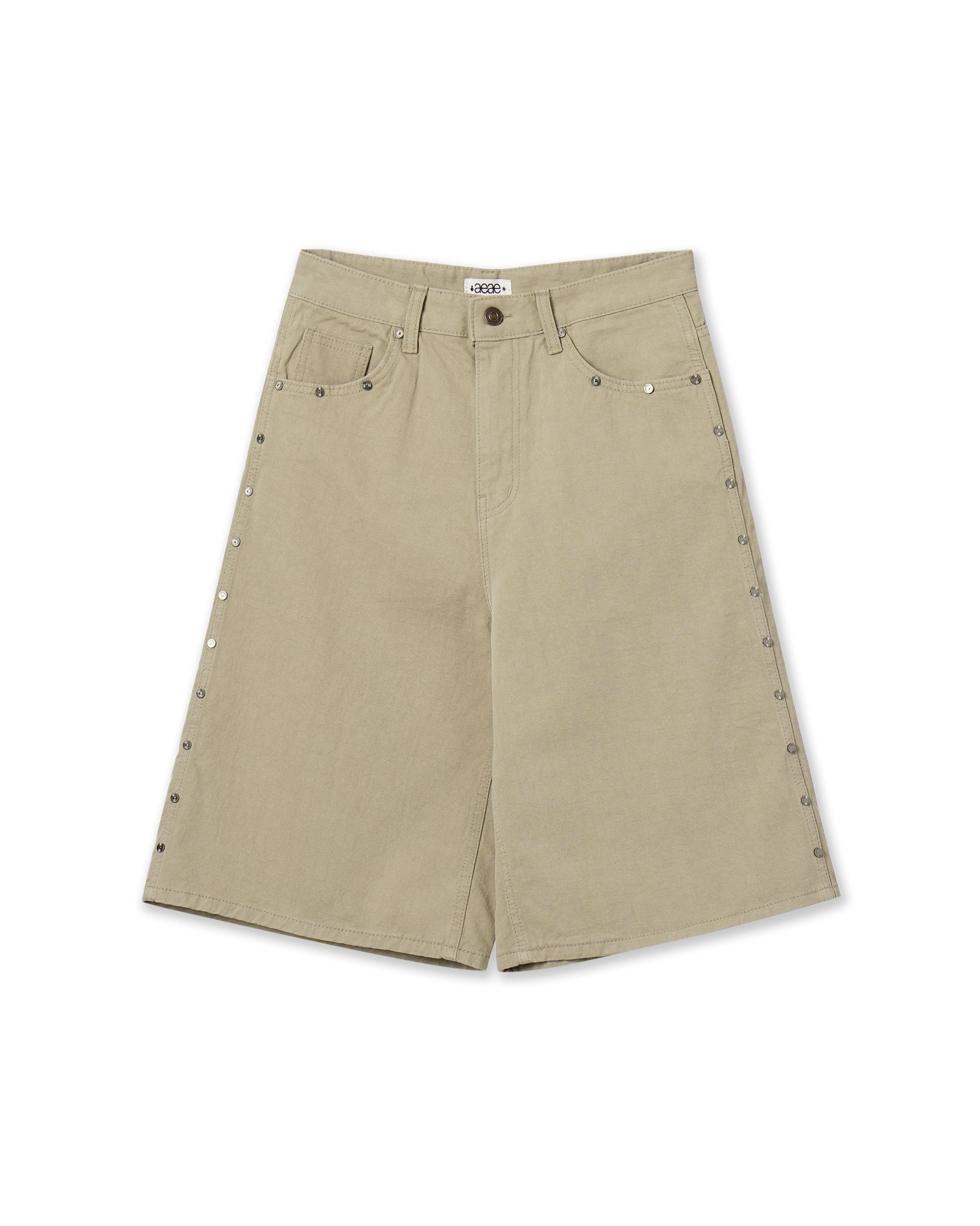 STUD SHORTS BEIGE