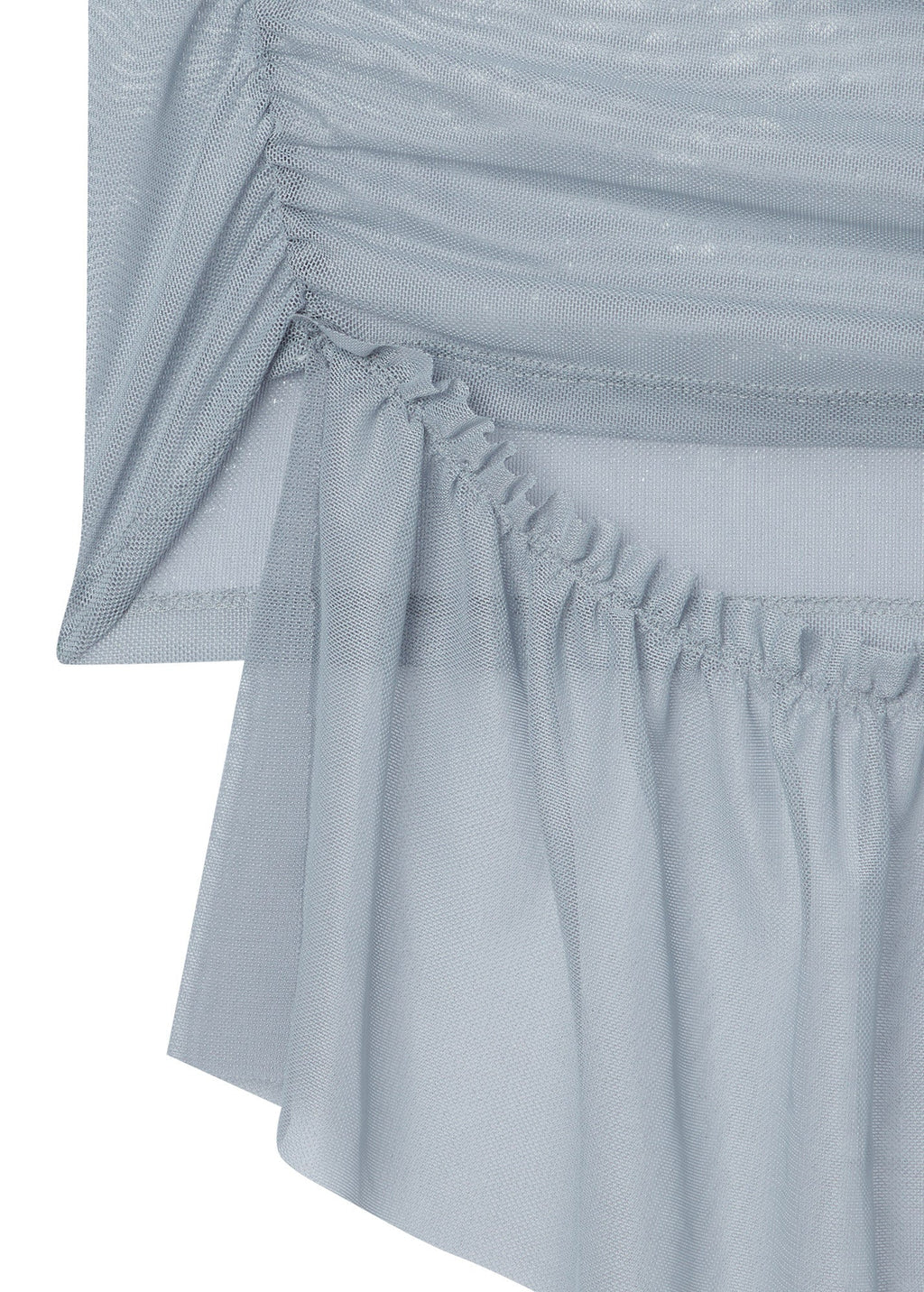 MESH FRILL SLEEVELESS TOP