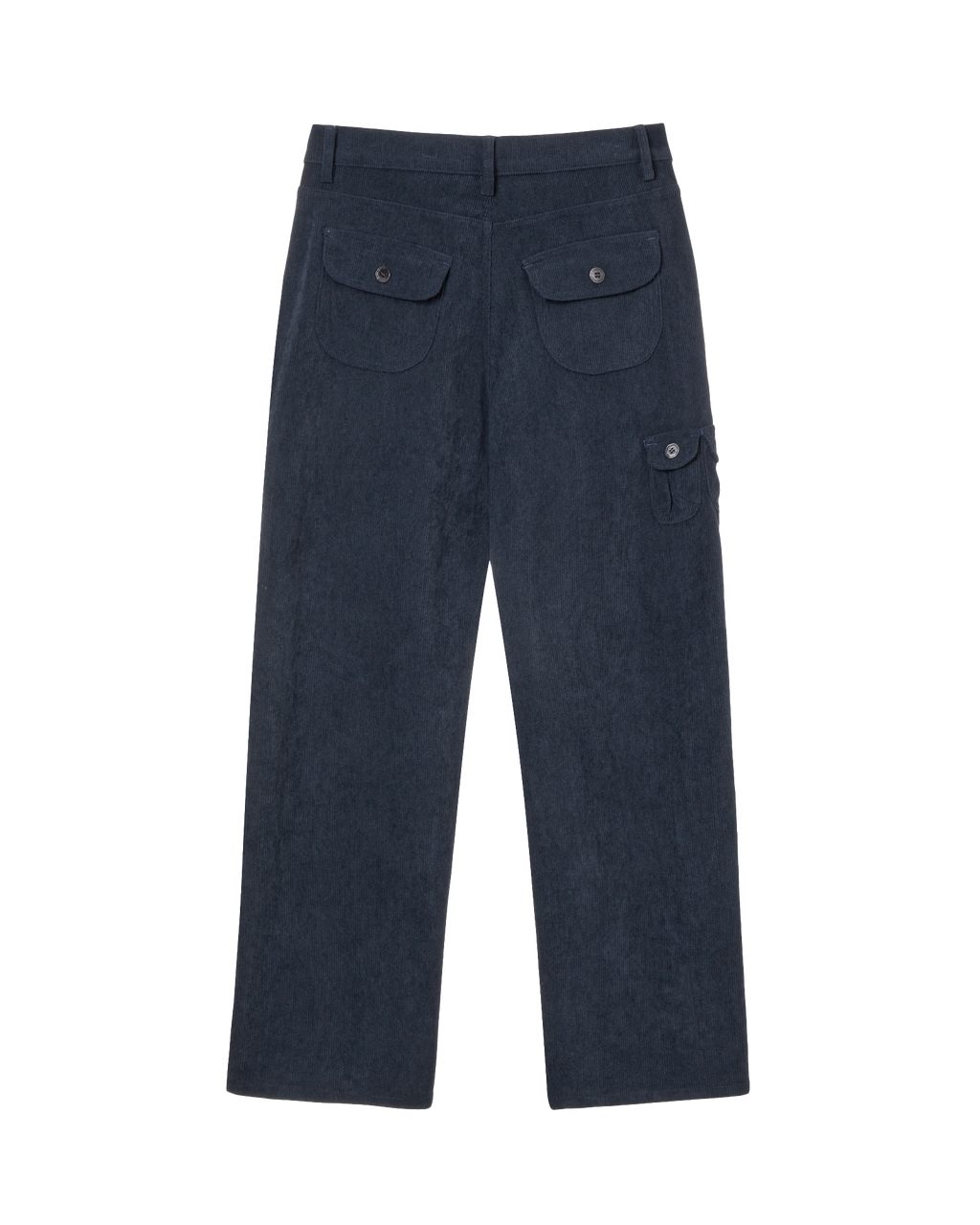 ROUND POCKET CORDUROY PANTS NAVY