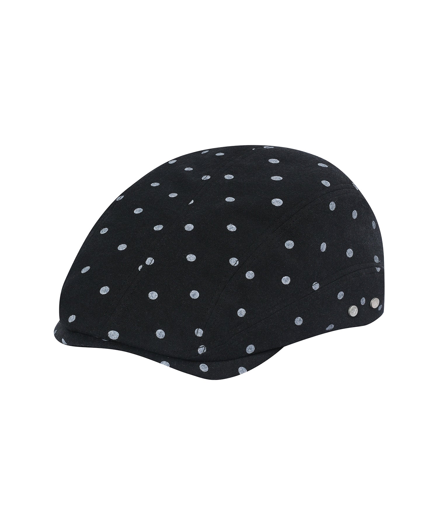 Dot Rivet Hunting Cap Black