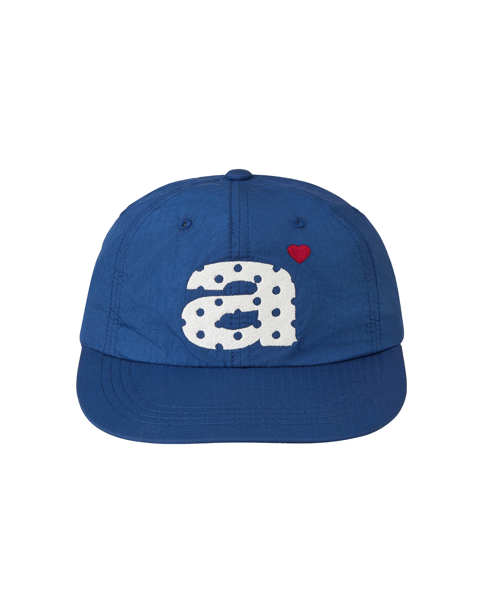 DOT SMALL LETTER NYLON CAP BLUE