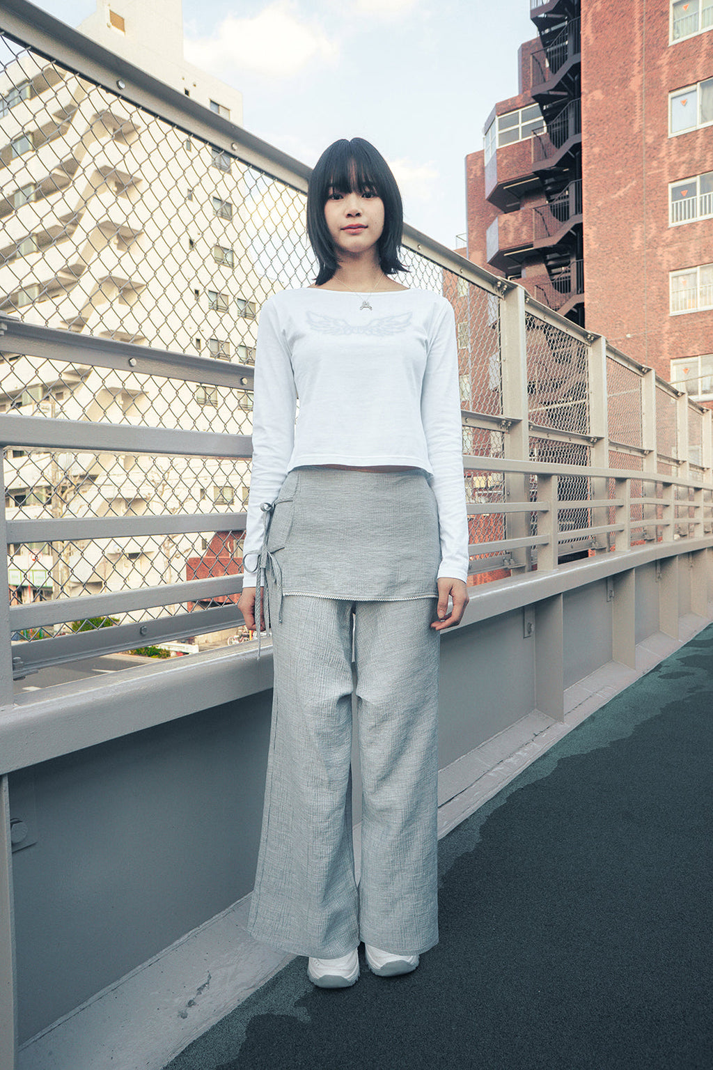 Angel wings top (White)