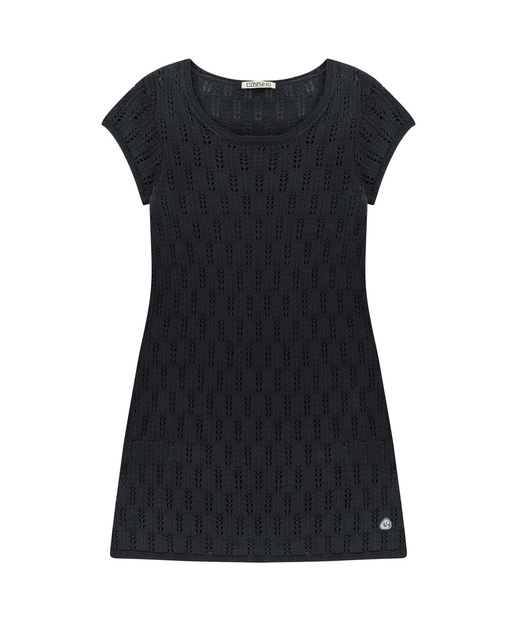 SCASI KNIT ONE PIECE CHARCOAL