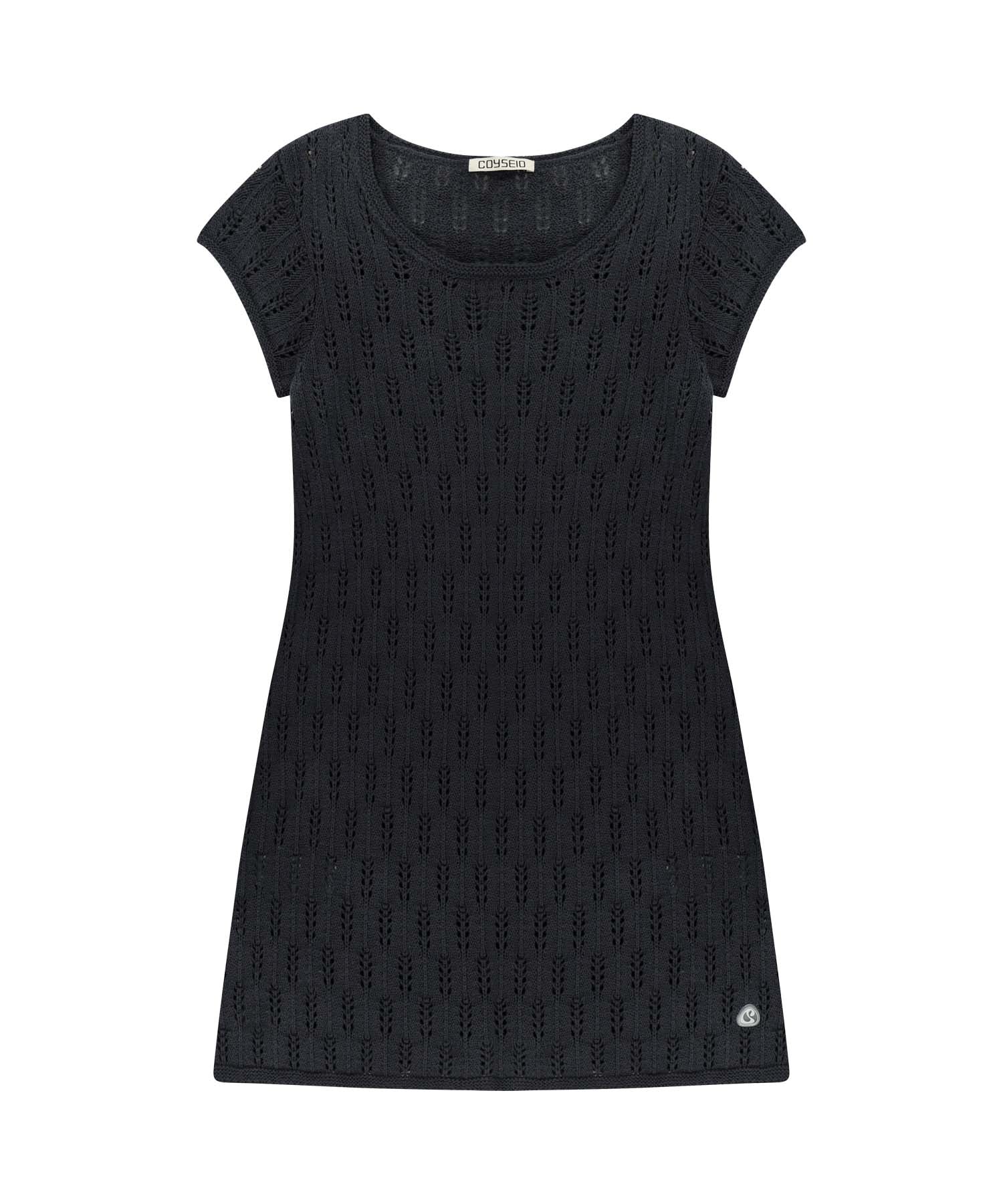 SCASI KNIT ONE PIECE CHARCOAL