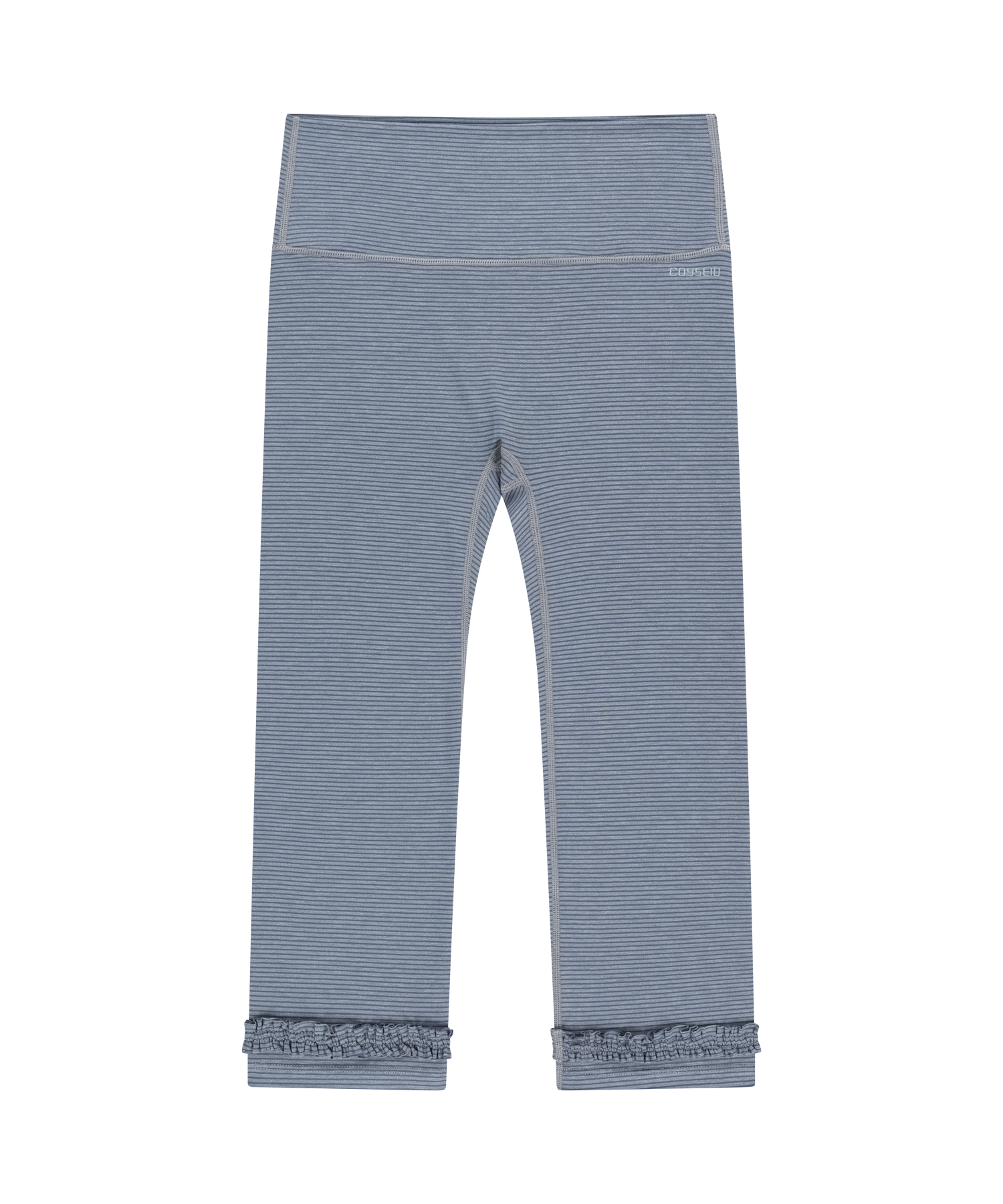 STRIPE ROUGH LEGGINGS ASH BLUE