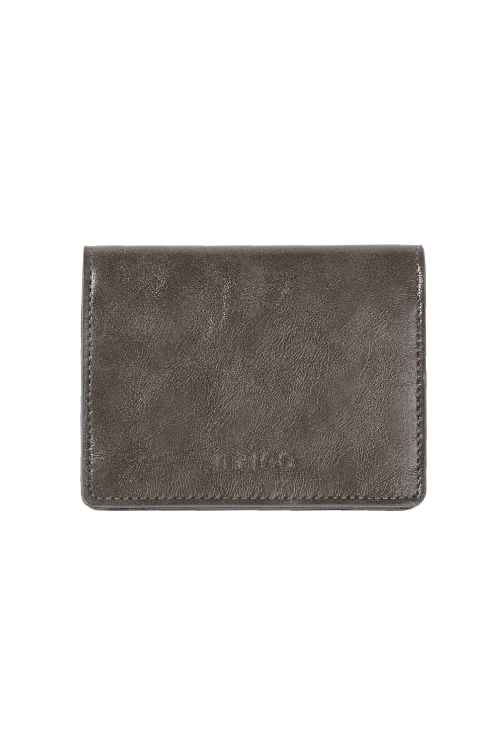 Letter Fold Card Wallet Charcoal