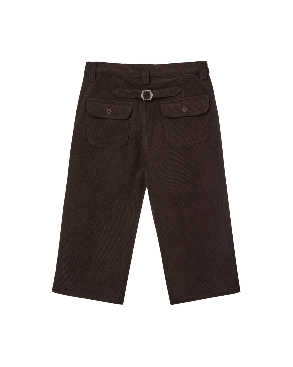 STAR PATCH CAPRI CORDUROY PANTS BROWN