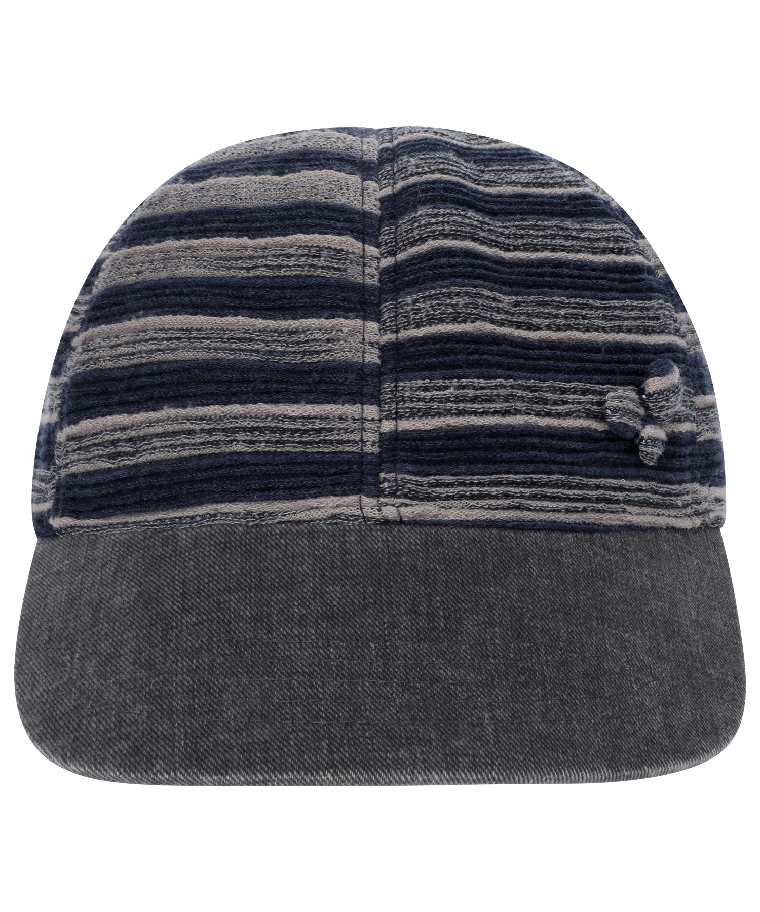 PEACH STRIPE CAP NAVY