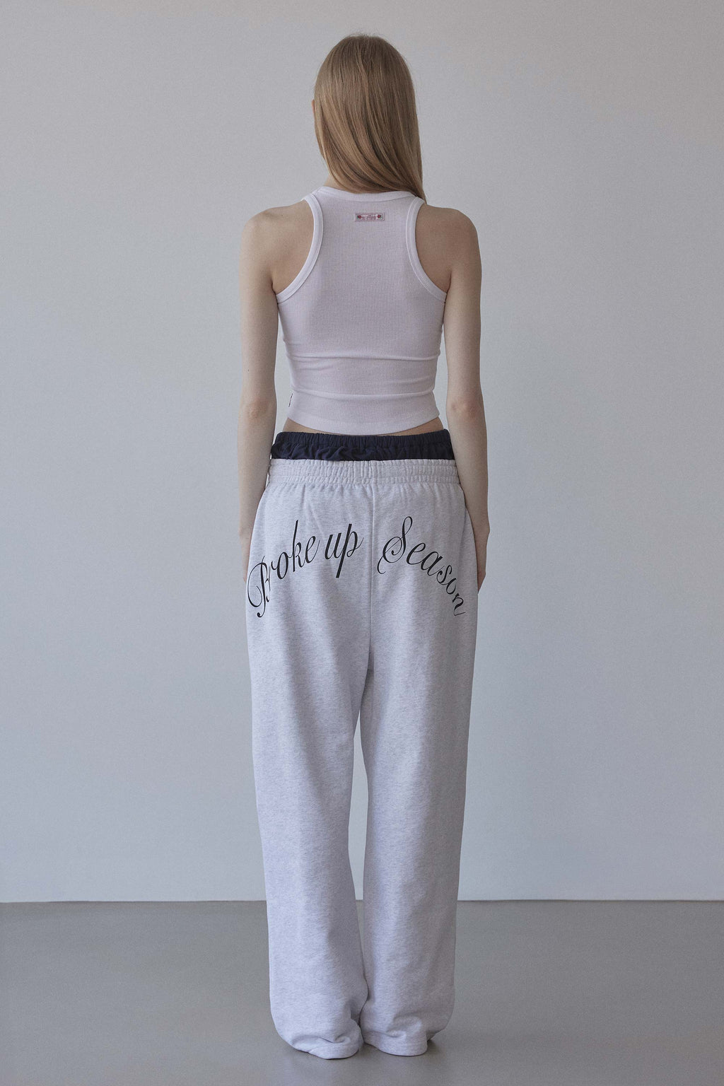 My Go To Sweatpants White Melange