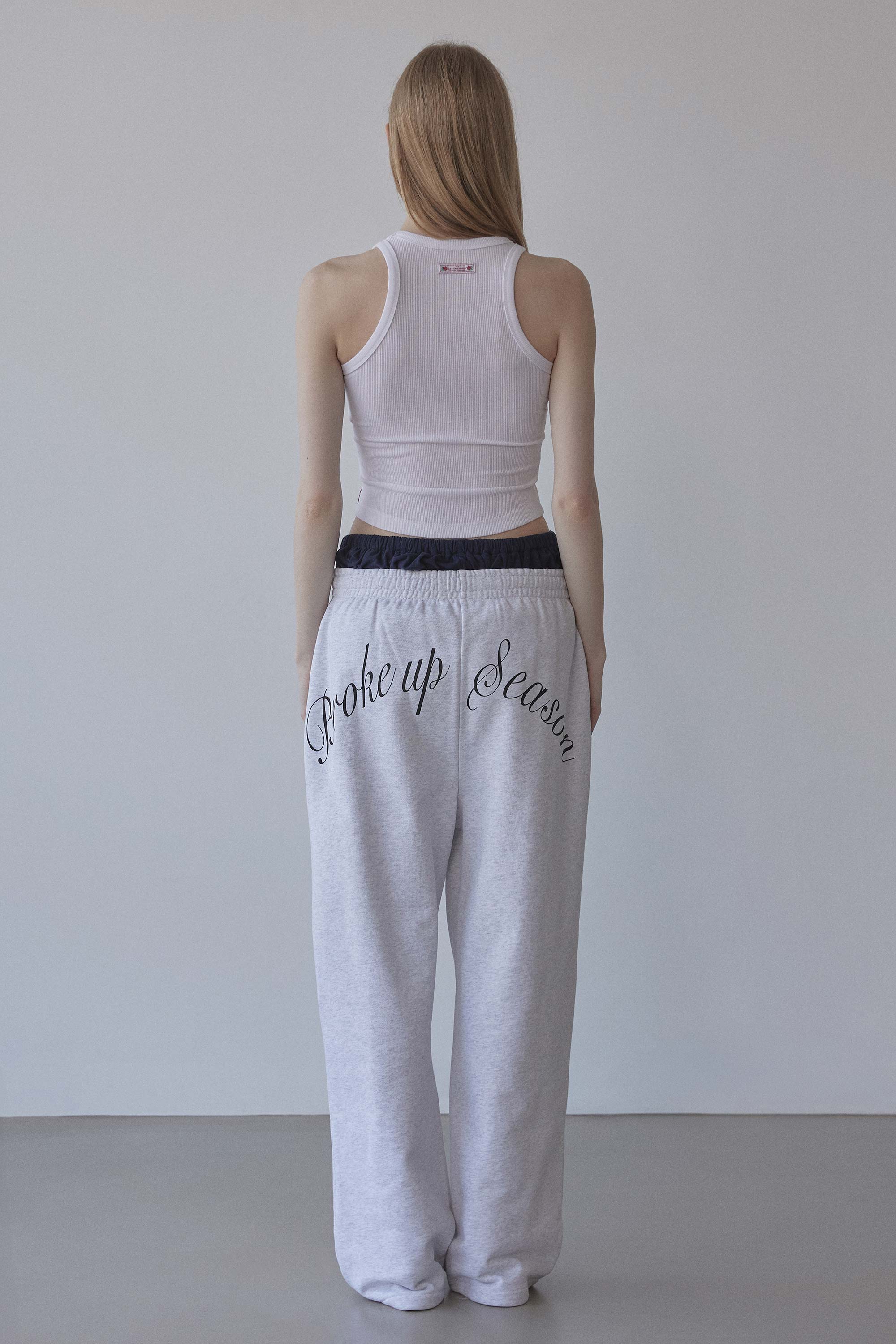 My Go To Sweatpants White Melange