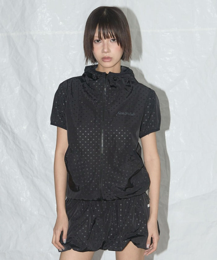 HALF DOT WINDBREAKER (BLACK)