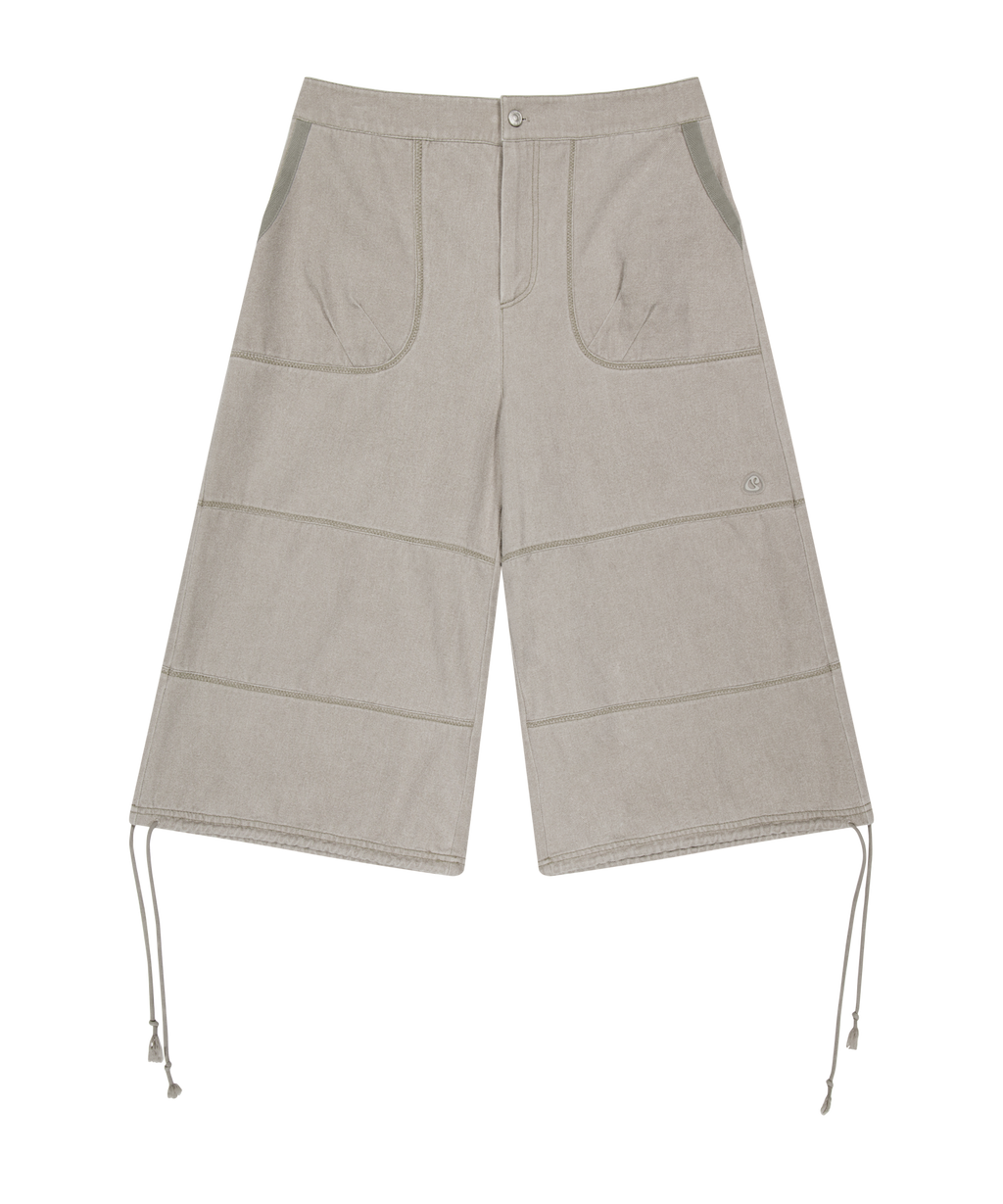 OXFORD ZIGZAG PANTS BEIGE
